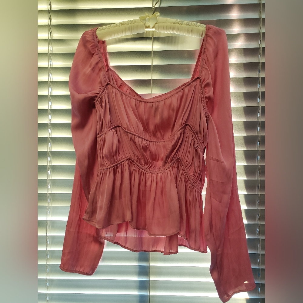 Rose Rouche Blouse - Picture 10 of 13